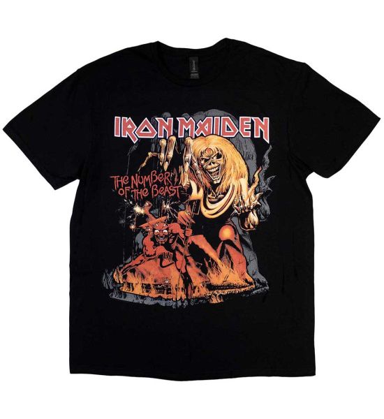 Iron Maiden: Number Of The Beast Graphic - Black T-Shirt