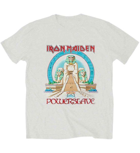 Iron Maiden: Powerslave Egypt - Heather Grey T-Shirt