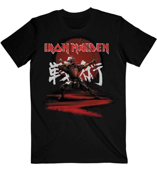 Iron Maiden: Senjutsu Eddie Archer Kanji - Black T-Shirt