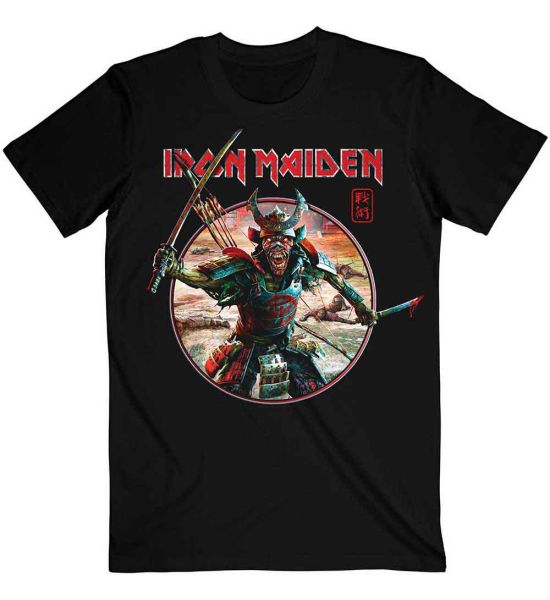 Iron Maiden: Senjutsu Eddie Warrior Circle - Black T-Shirt