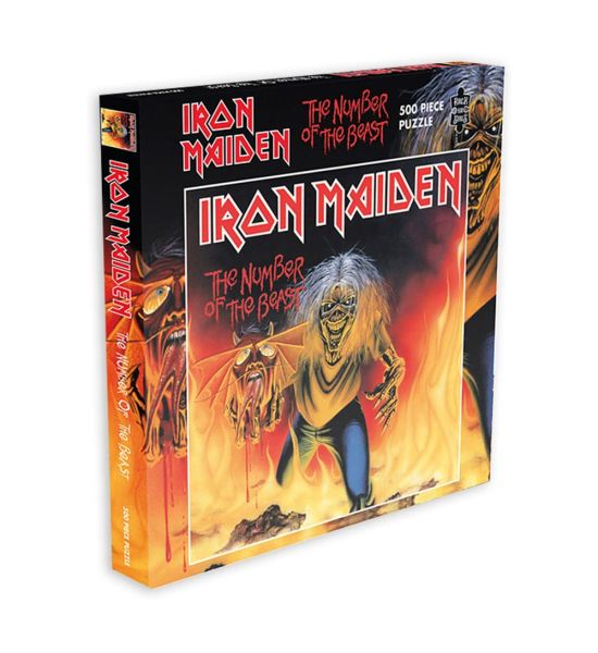 Iron Maiden: The Number of the Beast Rock Saws Jigsaw Puzzle (500 pieces) Preorder