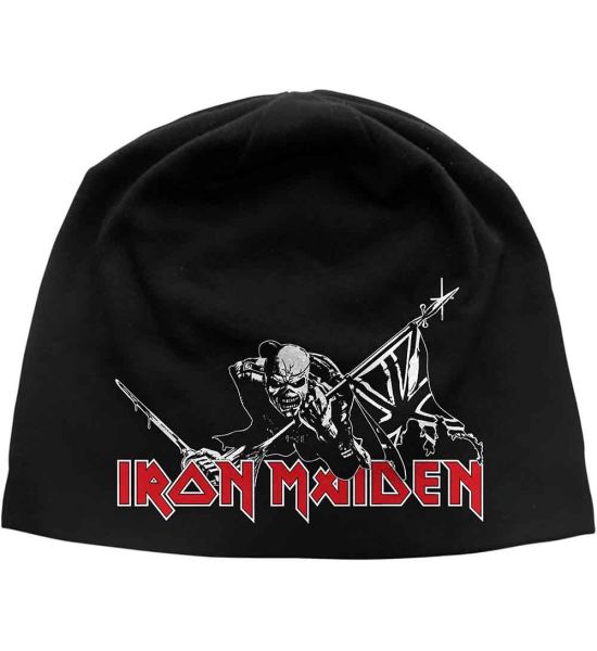 Iron Maiden: The Trooper (Discharge Print) - Black Beanie Hat Preorder