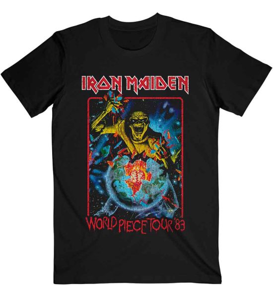 Iron Maiden: World Piece Tour '84 V.1. - Black T-Shirt