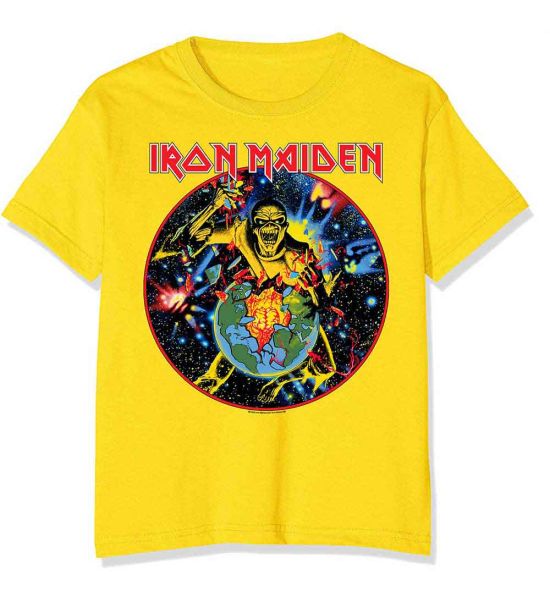 Iron Maiden: World Piece Tour Circle - Yellow T-Shirt