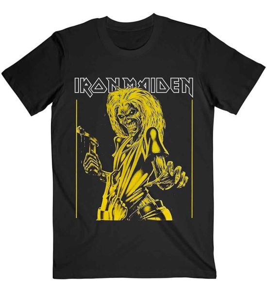 Iron Maiden: Yellow Flyer - Black T-Shirt