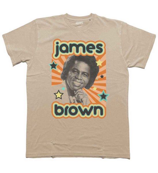 James Brown: Stars - Sand T-Shirt