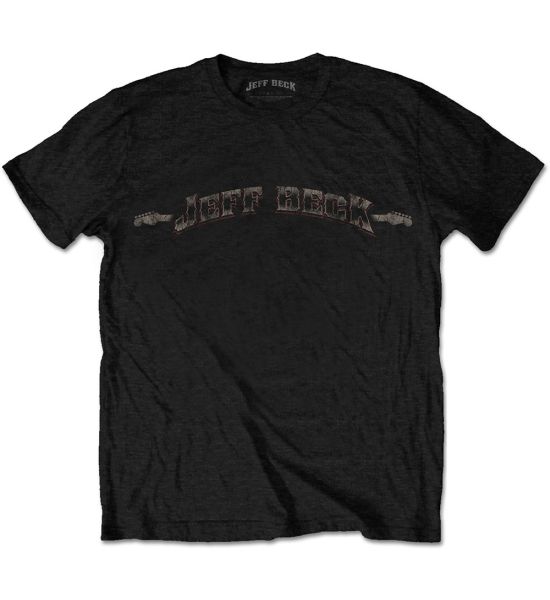 Jeff Beck: Vintage Logo - Black T-Shirt