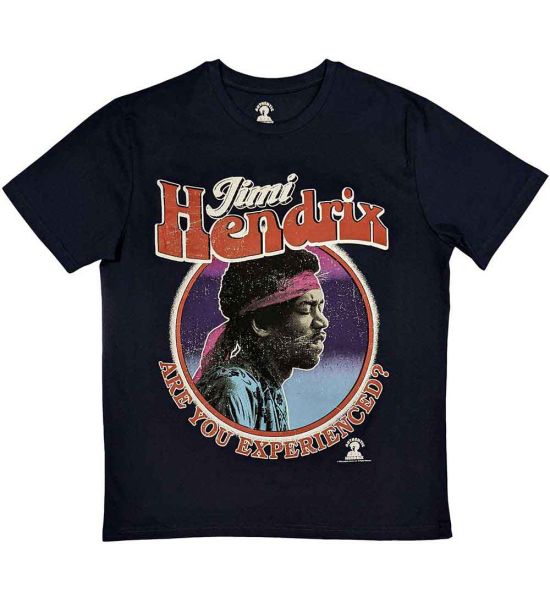 Jimi Hendrix: Are You Experienced? - Navy Blue T-Shirt