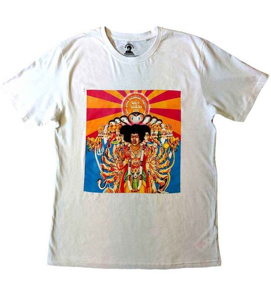 Jimi Hendrix: Axis - White T-Shirt