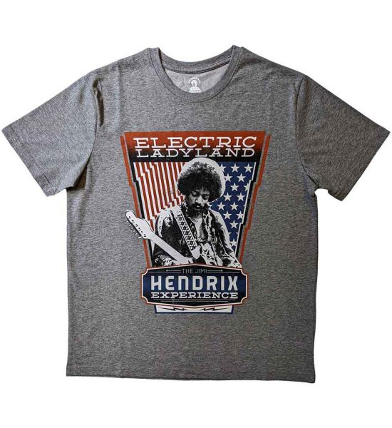 Jimi Hendrix: Electric Ladyland - Grey T-Shirt