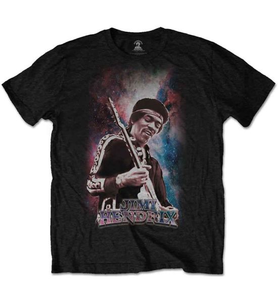 Jimi Hendrix: Galaxy - Black T-Shirt