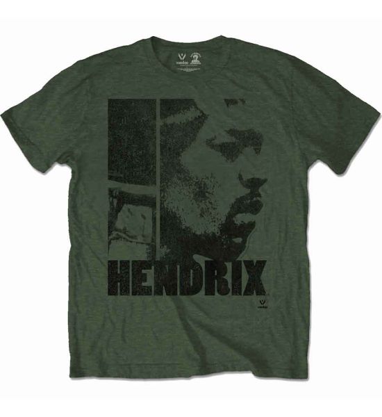 Jimi Hendrix: Let Me Live - Khaki Green T-Shirt