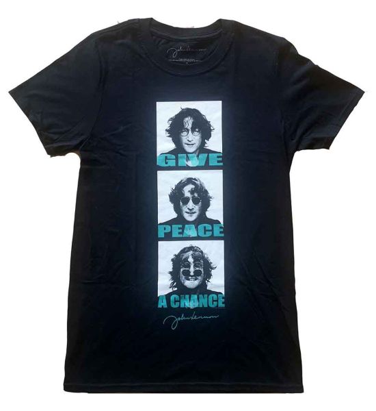 John Lennon: GPAC Stack - Black T-Shirt