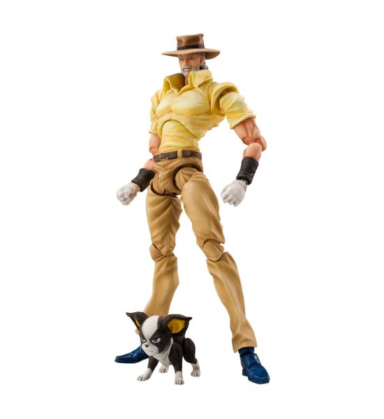 JoJo's Bizarre Adventure: Joseph Joestar & Iggy Super Action Chozokado Action Figure (3rd-run) (15cm) Preorder