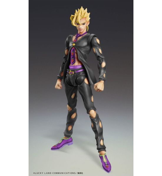 JoJo's Bizarre Adventure Part 5: Golden Wind - Pannacotta Fugo Ver. Black Action Figure Chozokado (15cm) Preorder