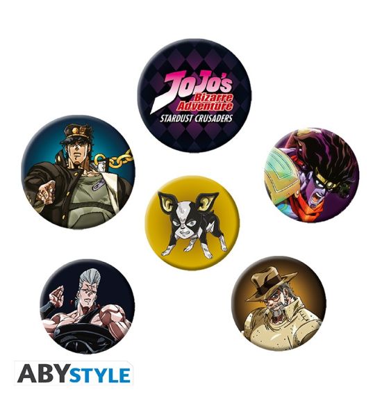 JoJo's Bizarre Adventure: Characters Badge Pack Preorder