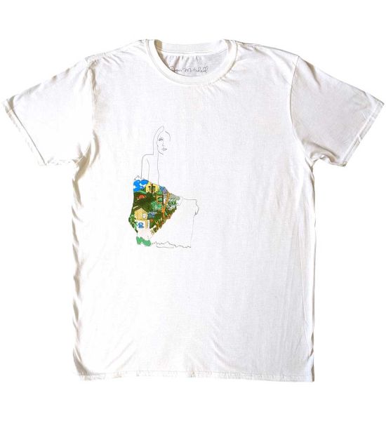 Joni Mitchell: Ladies Album - White T-Shirt