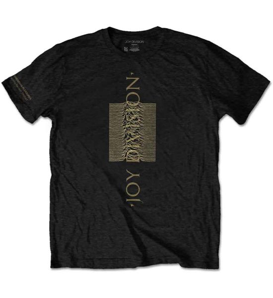 Joy Division: Blended Pulse (Sleeve Print, Eco Friendly) - Black T-Shirt