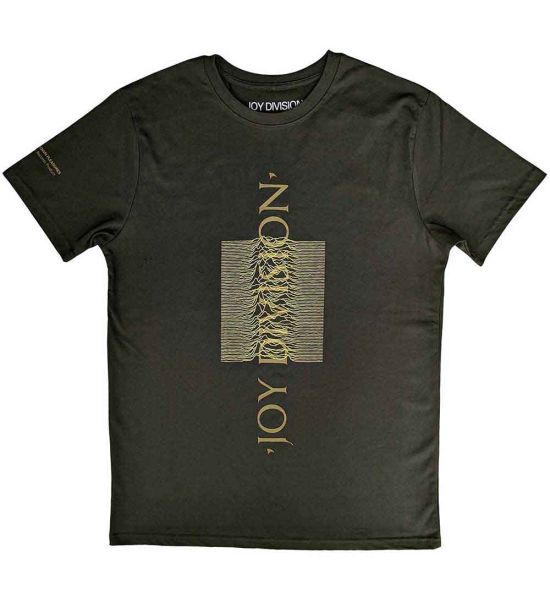 Joy Division: Blended Pulse (Sleeve Print) - Green T-Shirt