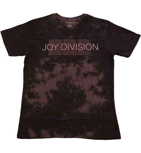 Joy Division: Mini Repeater Pulse (Dip Dye, Dye Wash) - Purple T-Shirt