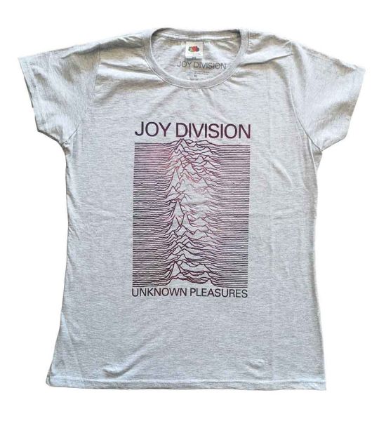 Joy Division: Space Lady - Ladies Heather Grey T-Shirt