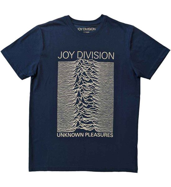 Joy Division: Unknown Pleasures FP - Denim Blue T-Shirt