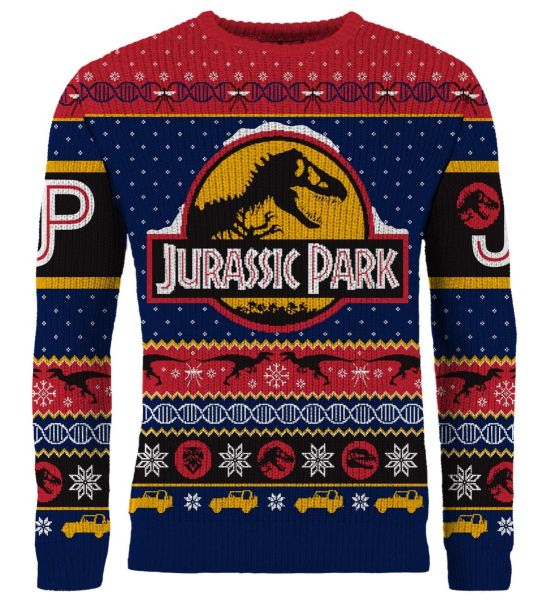 Jurassic Park Christmas Uh.Finds A Way Christmas Jumper Merchoid UK