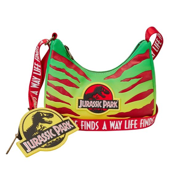 Loungefly Jurassic Park: 30th Anniversary Life Finds A Way Crossbody Bag