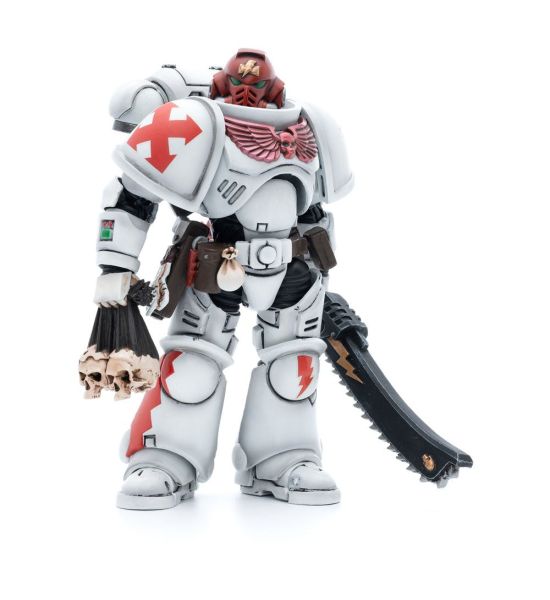 Warhammer 40,000: JoyToy Figure - White Scars Assault Intercessor Sergeant Tsendbaatar (1/18 scale)