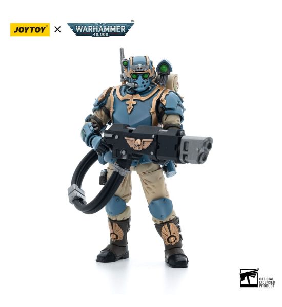 Warhammer 40,000: JoyToy Figure - Astra Militarum Tempestus Scions Squad 55th Kappic Eagles Hot-shot Volley Gunner (1/18 scale)