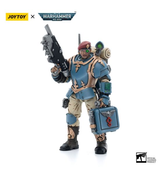 Warhammer 40,000: JoyToy Figure - Astra Militarum Tempestus Scions Command Squad 55th Kappic Eagles Medic (1/18 scale)