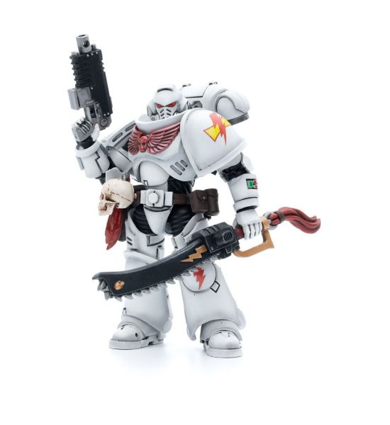 Warhammer 40,000: JoyToy Figure - White Scars Assault Intercessor Brother Batjargal (1/18 scale)