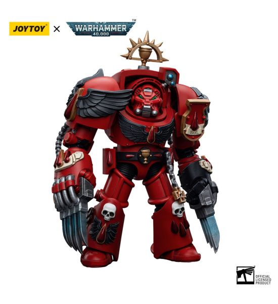 Warhammer 40,000: JoyToy Figure - Blood Angels Assault Terminators Brother Tyborel (1/18 scale) Preorder