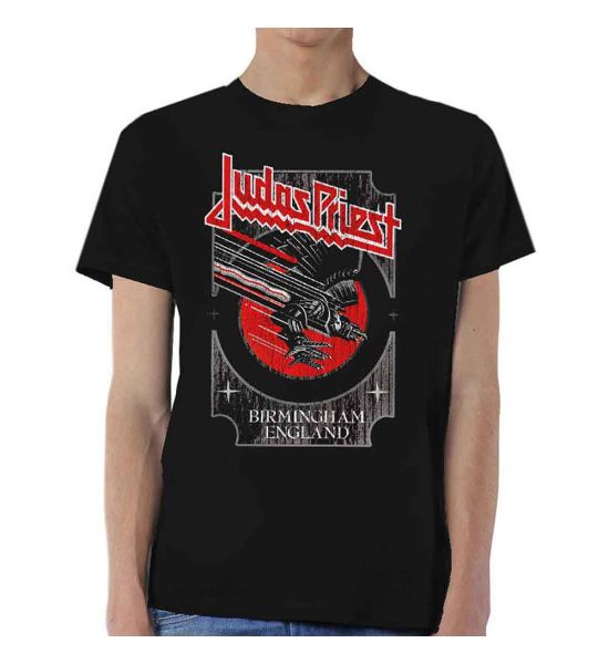 Judas Priest: Silver and Red Vengeance - Black T-Shirt