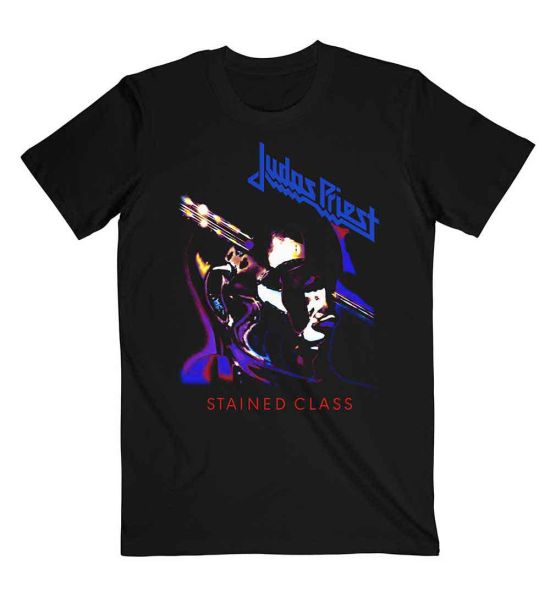 Judas Priest: Stained Class Purple Mixer - Black T-Shirt