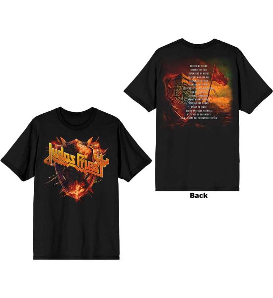 Judas Priest: United We Stand (Back Print) - Black T-Shirt