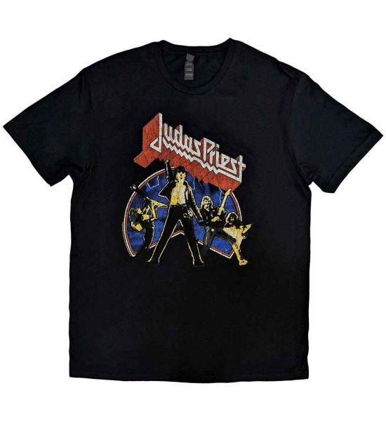 Judas Priest: Unleashed Version 2 - Black T-Shirt