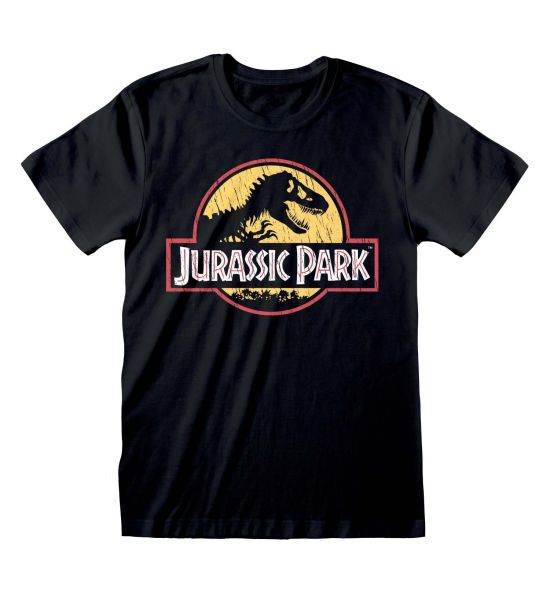 Jurassic Park: Original Logo Distressed T-Shirt