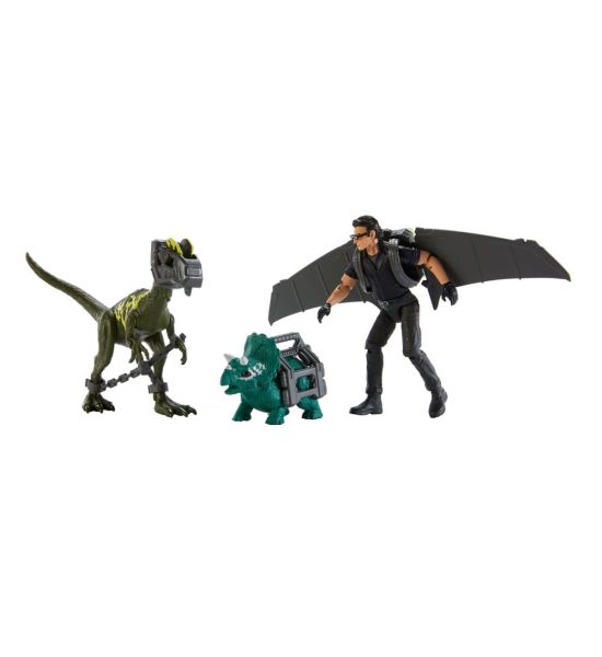 Jurassic Park '93: Dr. Ian Malcolm Classic Action Figure Glider Escape Pack (10cm)