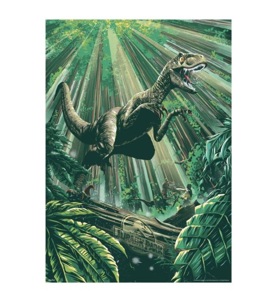 Jurassic Park: Jungle Art Edition Limited 30th Anniversary Art Print (42 x 30cm) Preorder