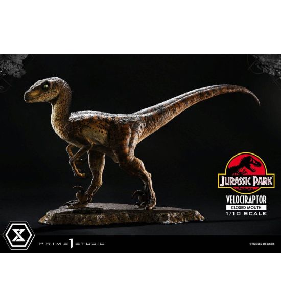 Jurassic Park: Velociraptor Closed Mouth 1/10 Prime Collectibles Statue (19cm) Preorder