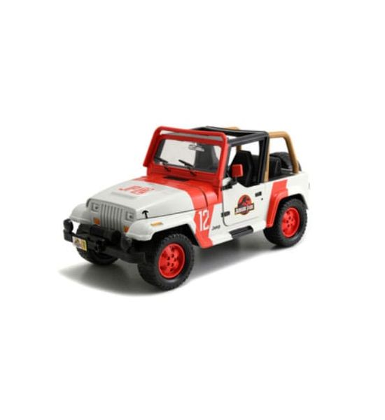 Jurassic World: 1992 Jeep Wrangler Diecast Model 1/24