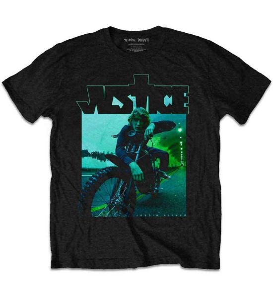 Justin Bieber: Dirt Bike - Black T-Shirt