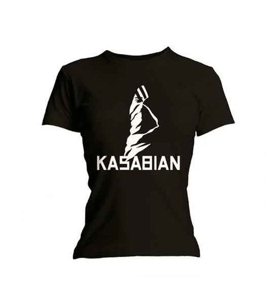 Kasabian: Ultra Black (Skinny Fit) - Ladies Black T-Shirt