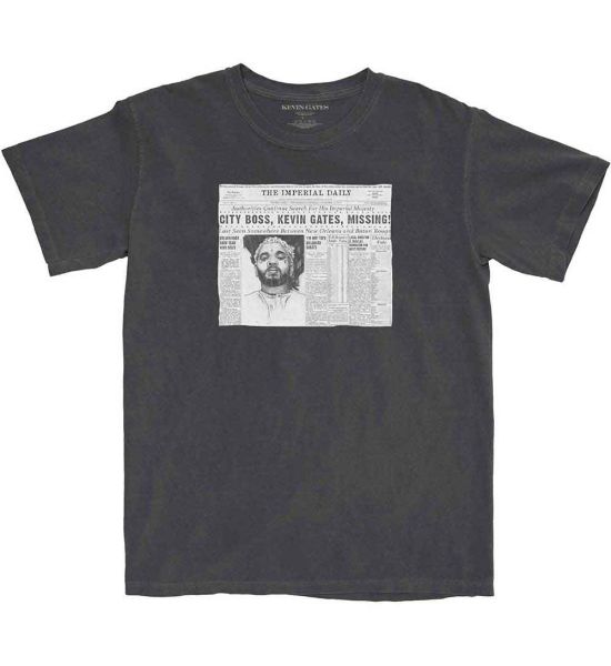 Kevin Gates: The Paper - Charcoal Grey T-Shirt