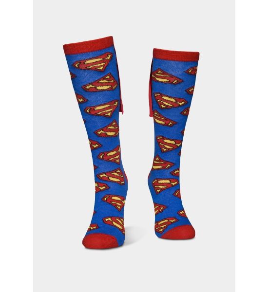 Superman: Logo Caped Knee High Socks (1 Pack)