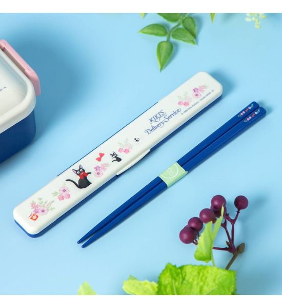 Kiki's Delivery Service: Jiji Flower Garland Chopsticks with Box (18cm) Preorder