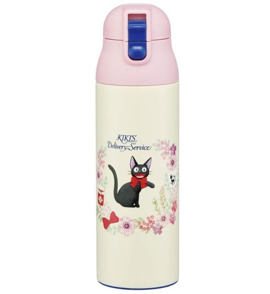 Kiki's Delivery Service: Jiji Guirlande de Fleurs One Push Water Bottle (500ml) Preorder