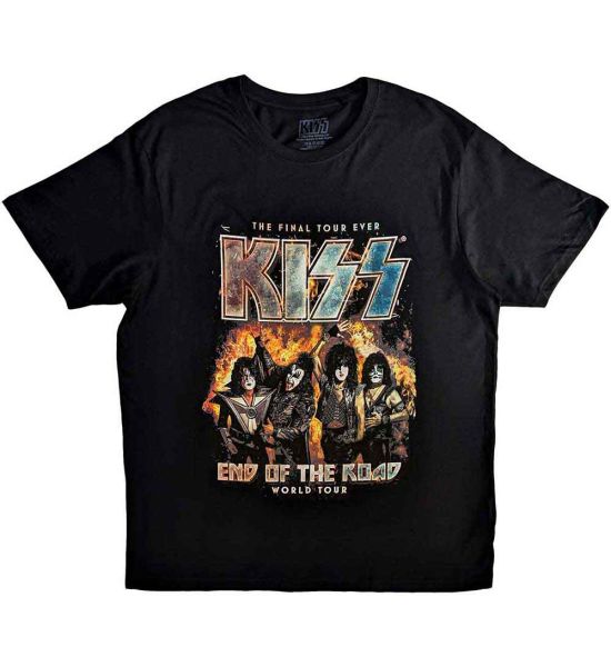 KISS: End Of The Road Final Tour - Black T-Shirt