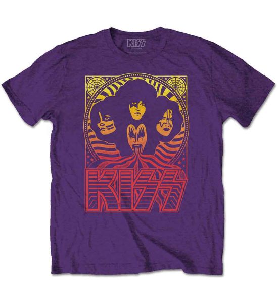 KISS: Gradient Group - Purple T-Shirt